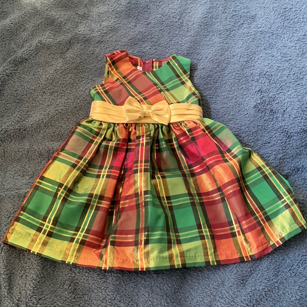 Bonnie Jean plaid dress